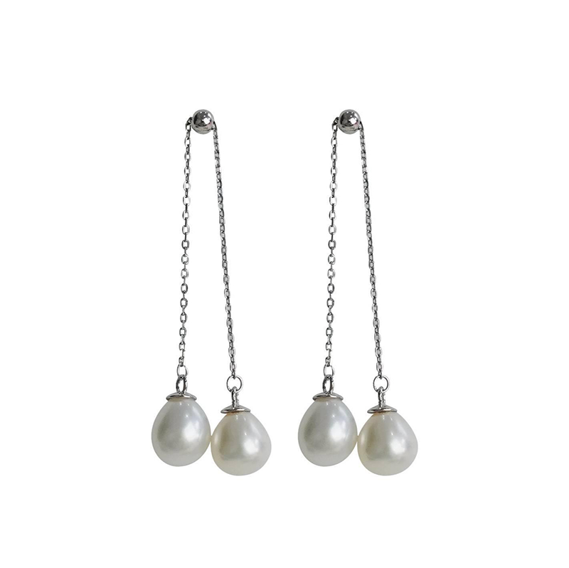 Freshwater Pull-pull Stud Earrings