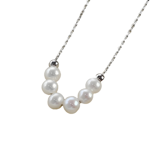 Freshwater Pearl Smiling Necklace