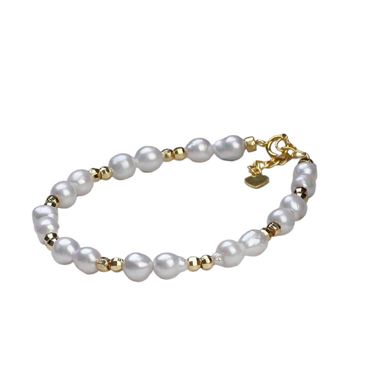 Freshwater Baroque Pearls Bracelet