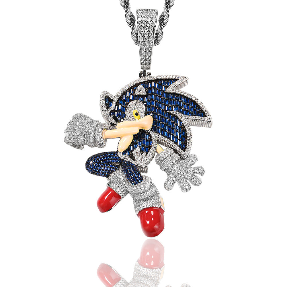 Sonic The Hedgehog Pendant Necklace
