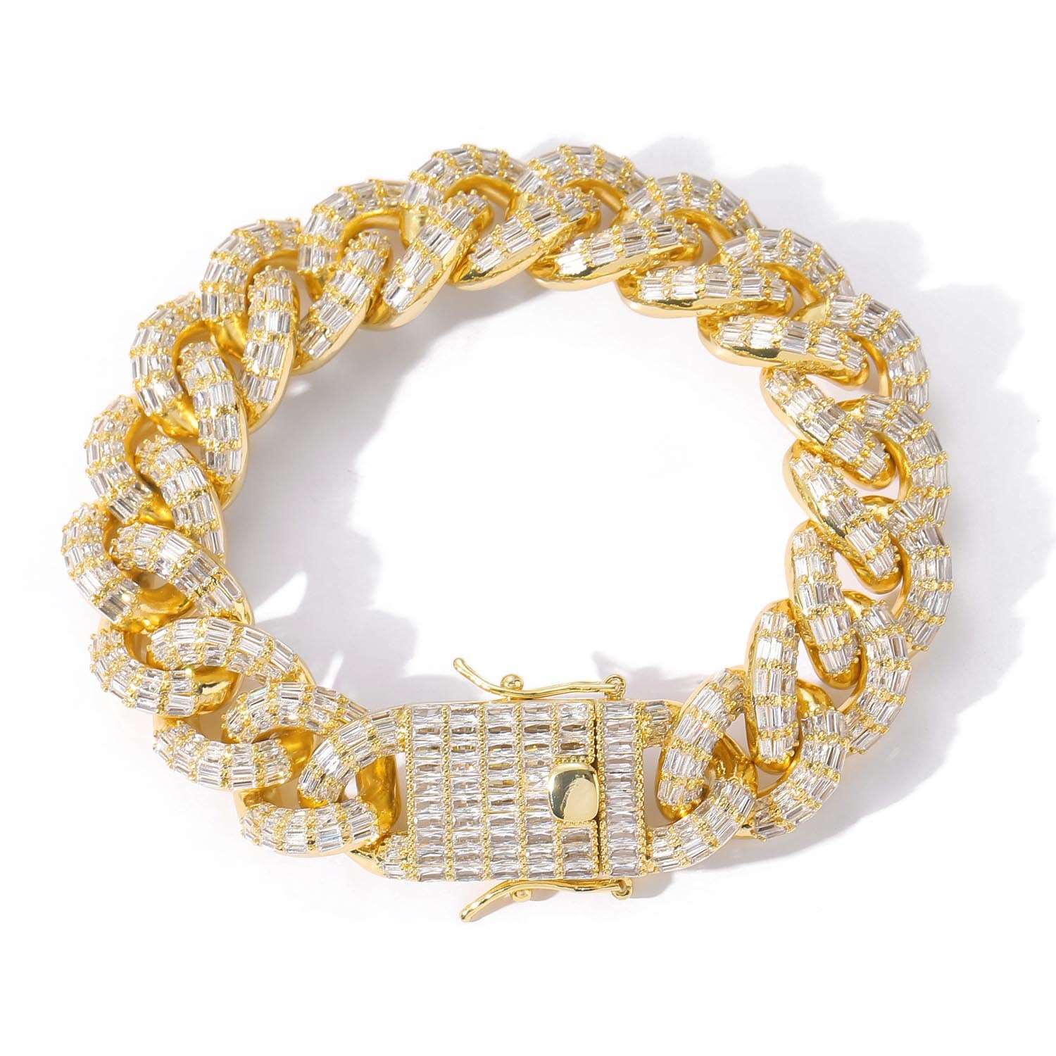 16mm Iced Out Miami Cuban Bracelet