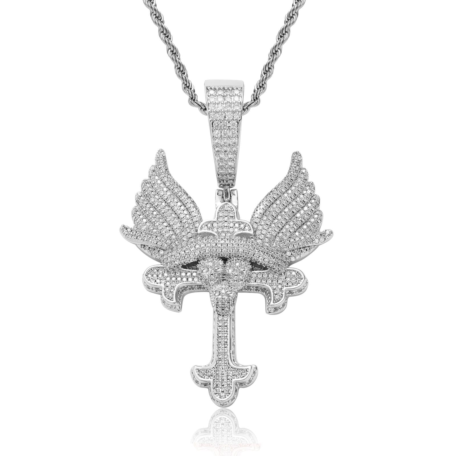 Wings Cross Necklace