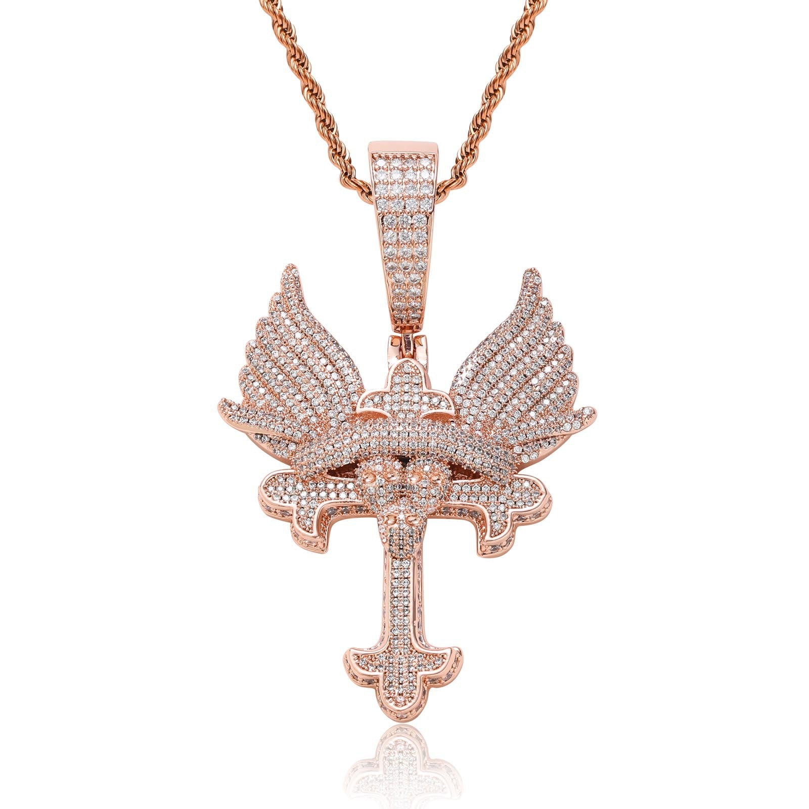 Wings Cross Necklace