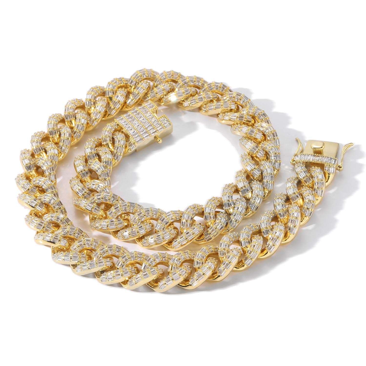 16mm Iced Out Miami Cuban Chain