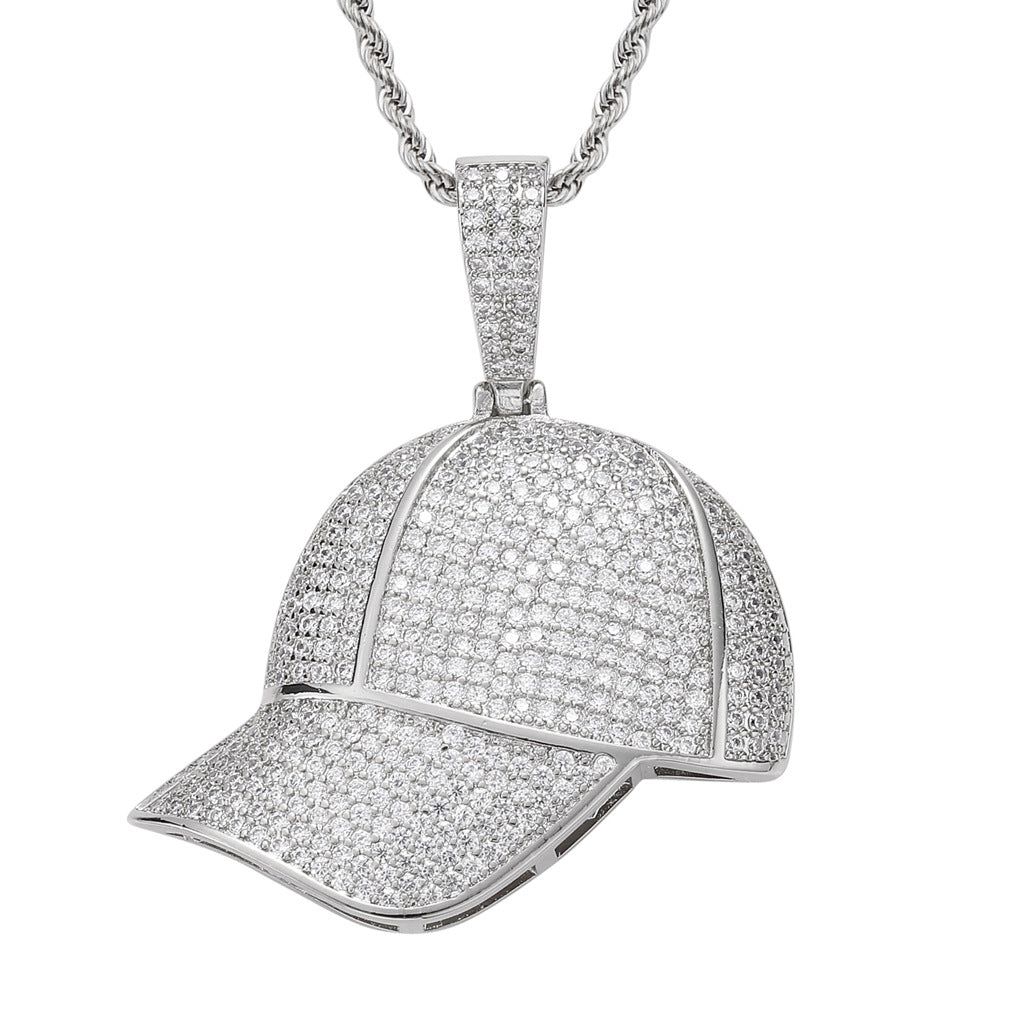 Baseball Cap Pendant Necklace