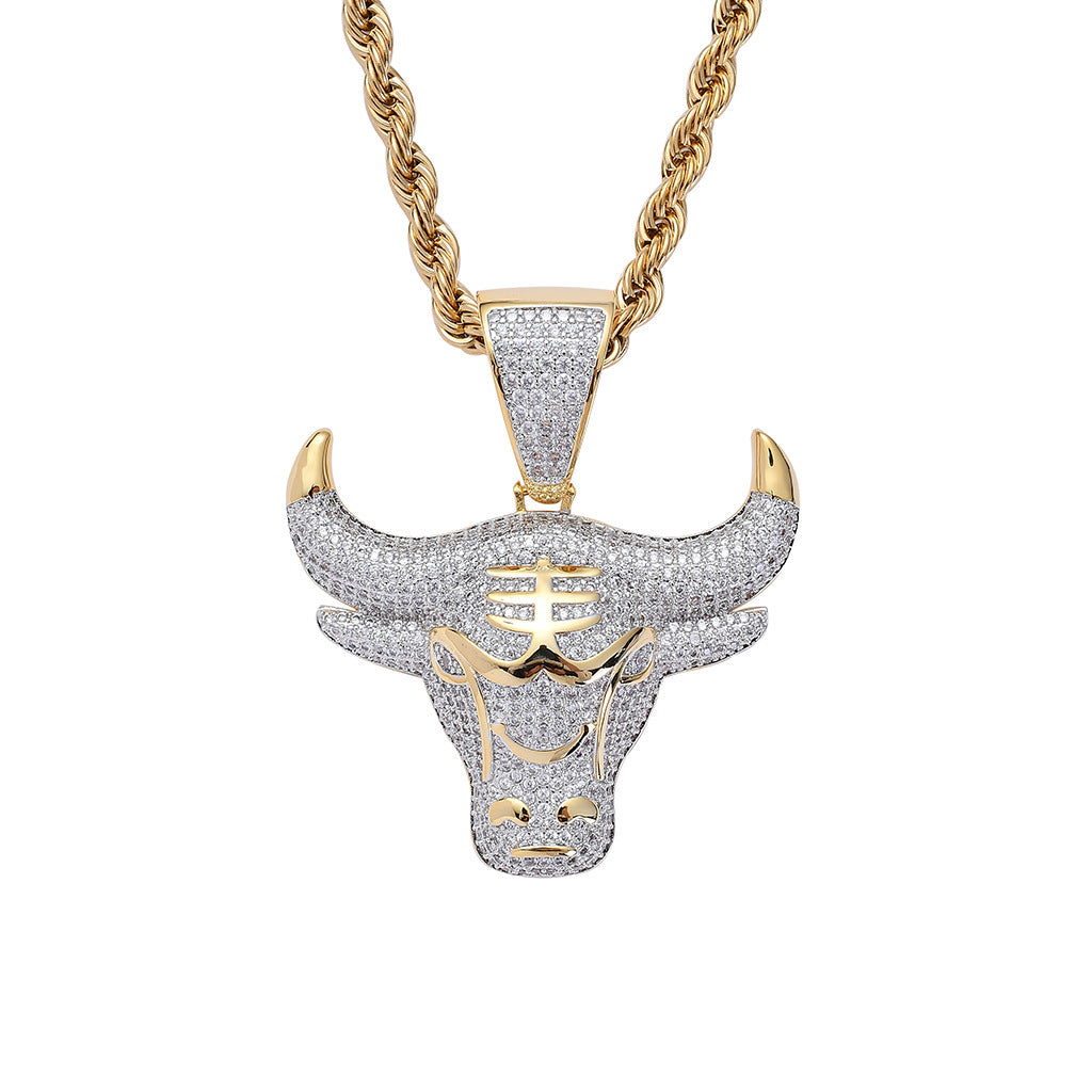 Bull Necklace xccscss.