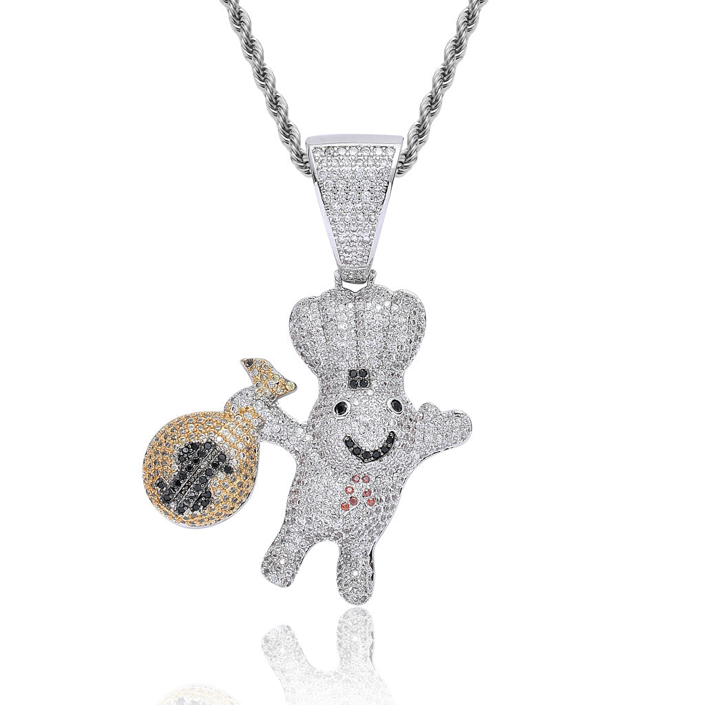 Cartoon Money bag Pendant Necklace