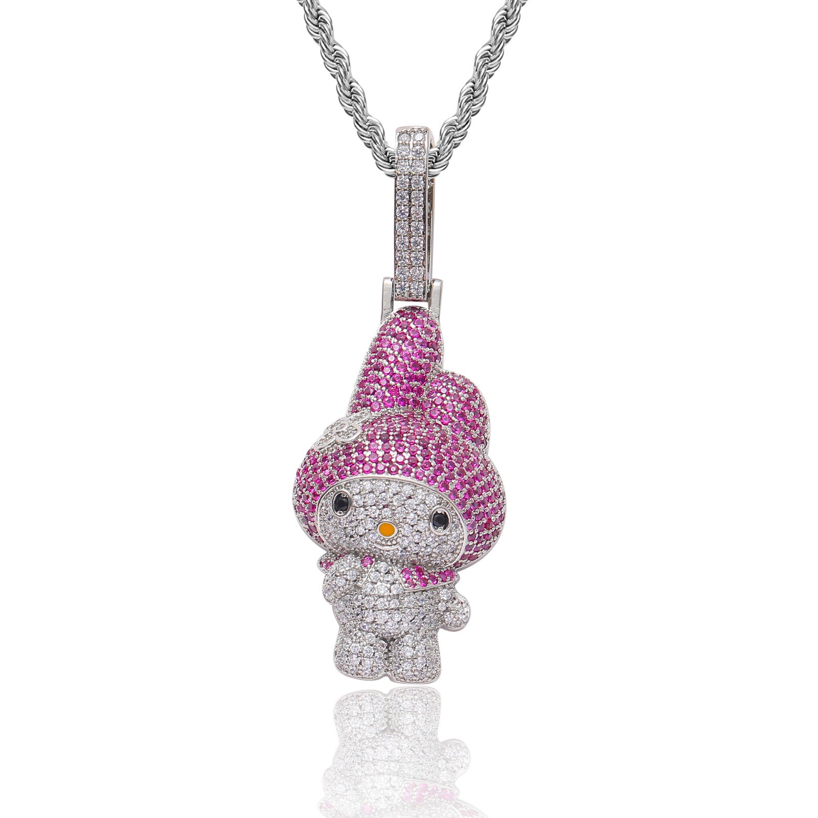 Iced Out My Melody Pendant Necklace