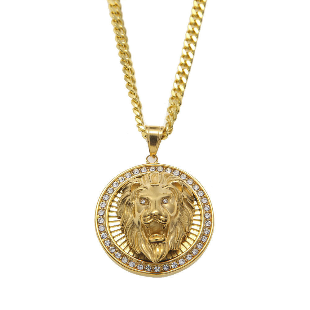 Lion Shield Necklace xccscss.