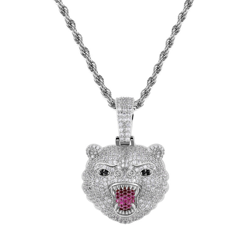 Roaring Bear Necklace