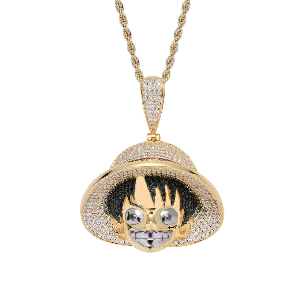 One Piece Luffy Necklace xccscss.