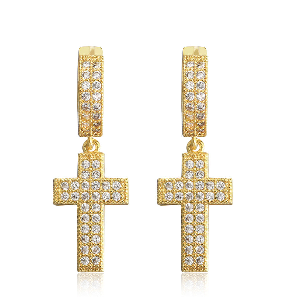 Cross Earrings xccscss.