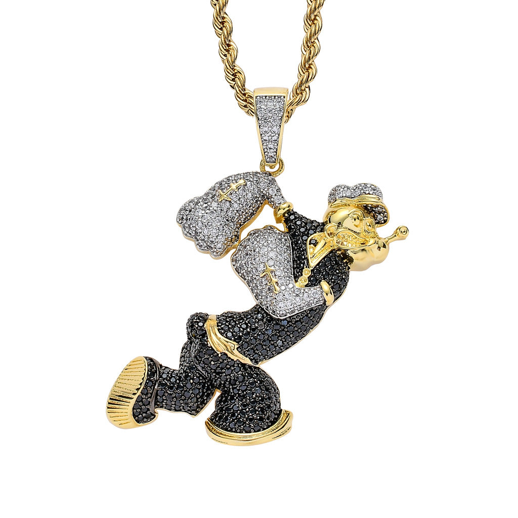 Popeye the Sailor Necklace xccscss.