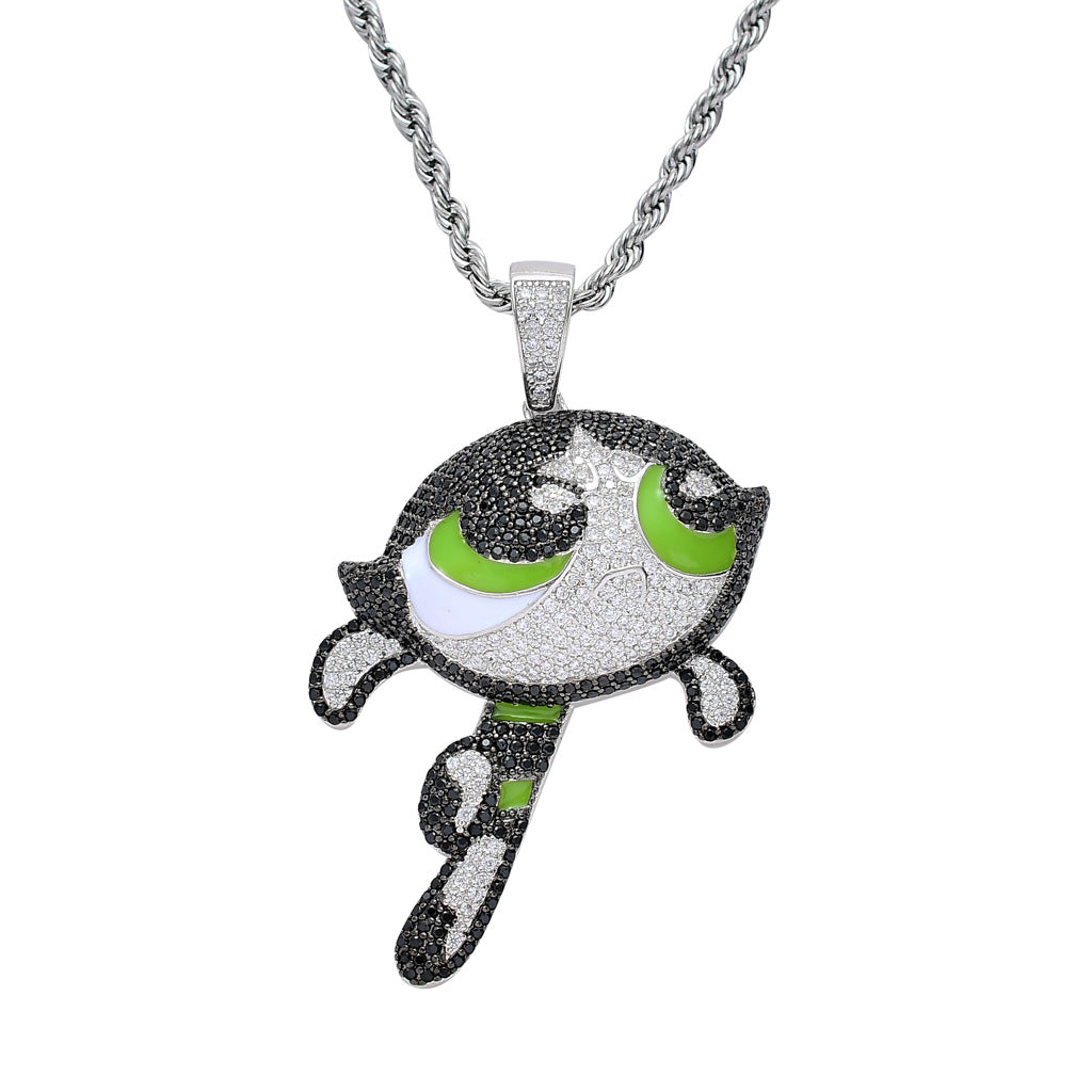 Powerpuff Girls Buttercup Pendant Necklace