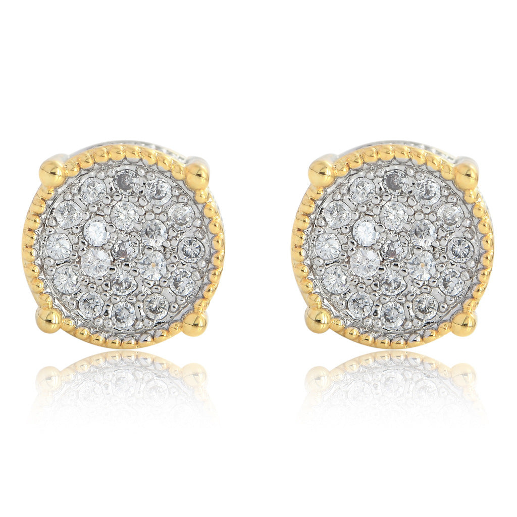 Round Stud Earrings xccscss.