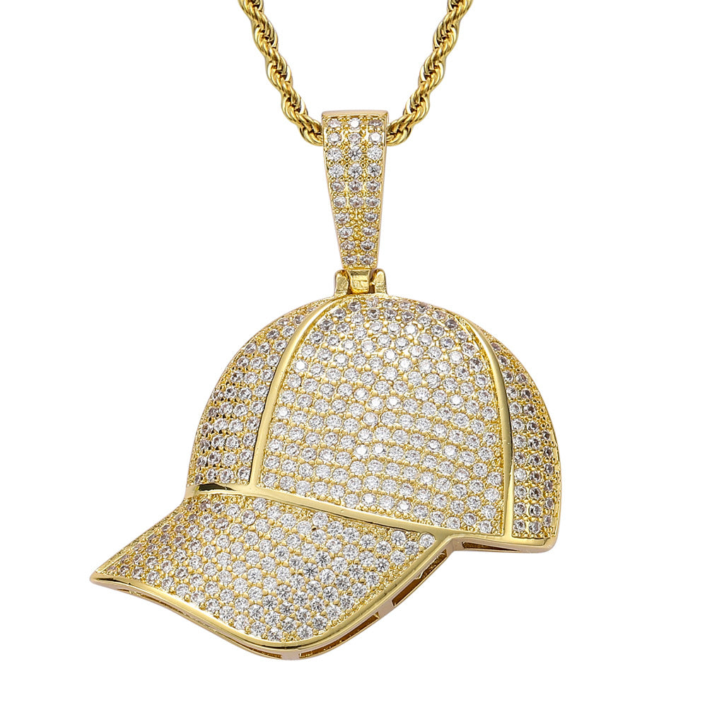 Baseball Cap Pendant Necklace