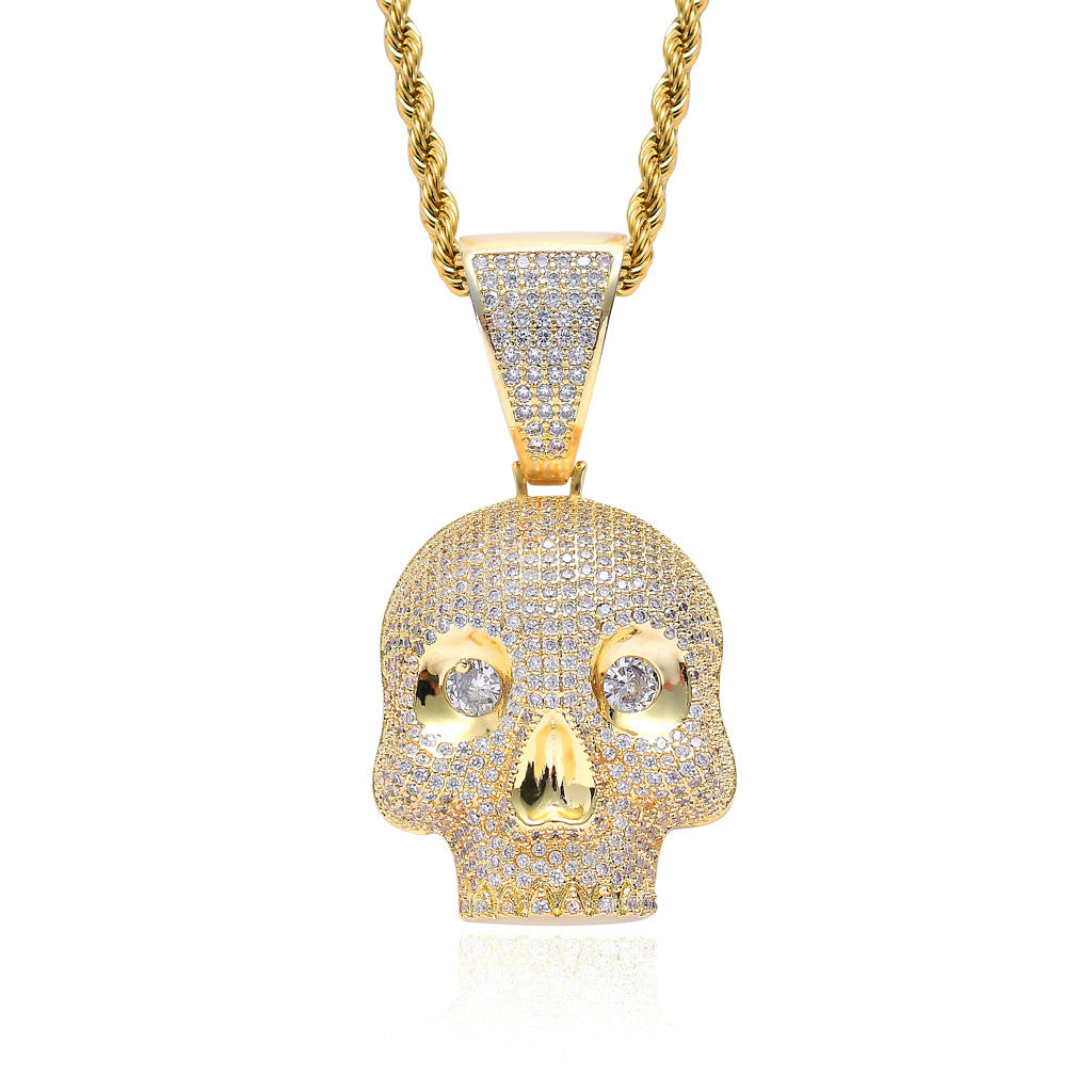 Skull Necklace xccscss.