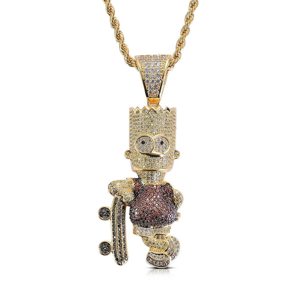 Bart Simpson Necklace xccscss.