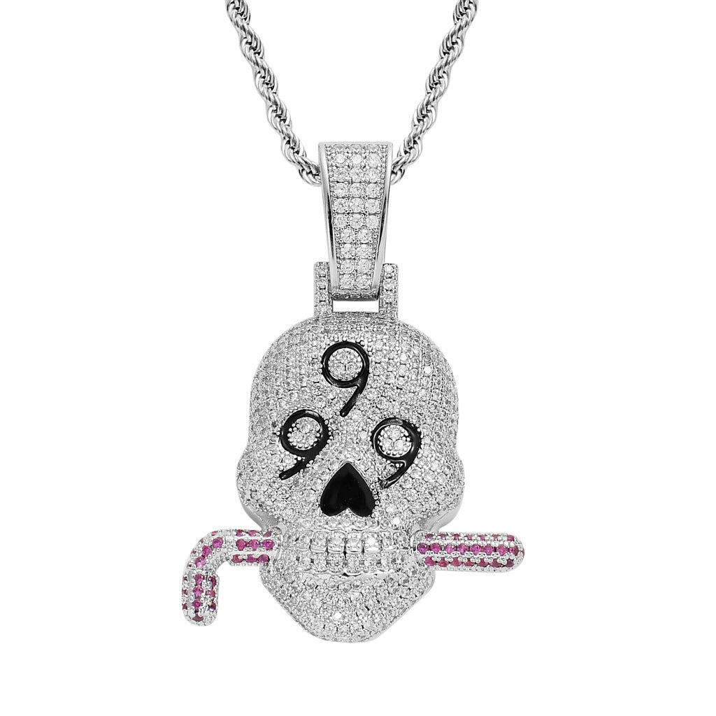 999 Skull Necklace xccscss.