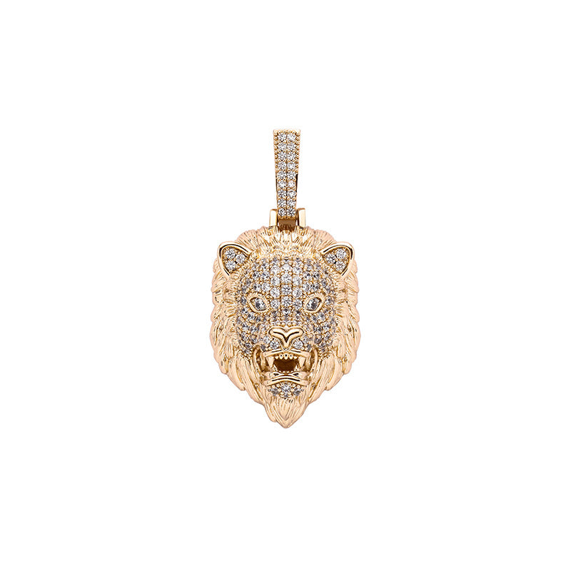 Lion Head Pendant Necklace