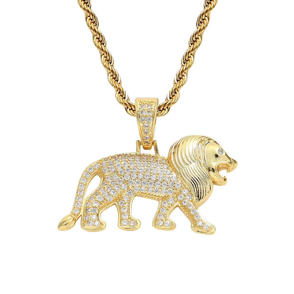 Lion Necklace xccscss.