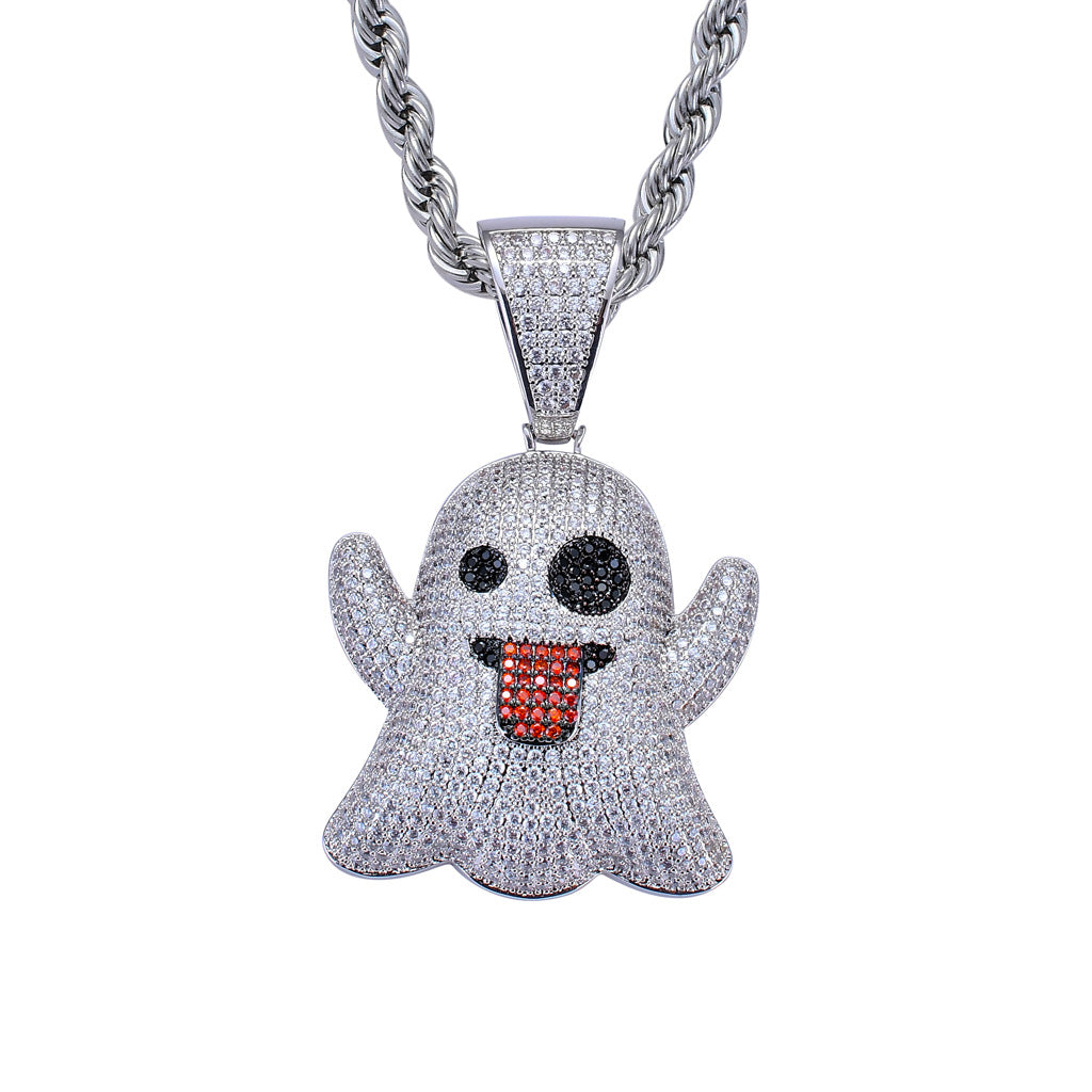 Snapchat Ghostface Chillah Pendant Necklace