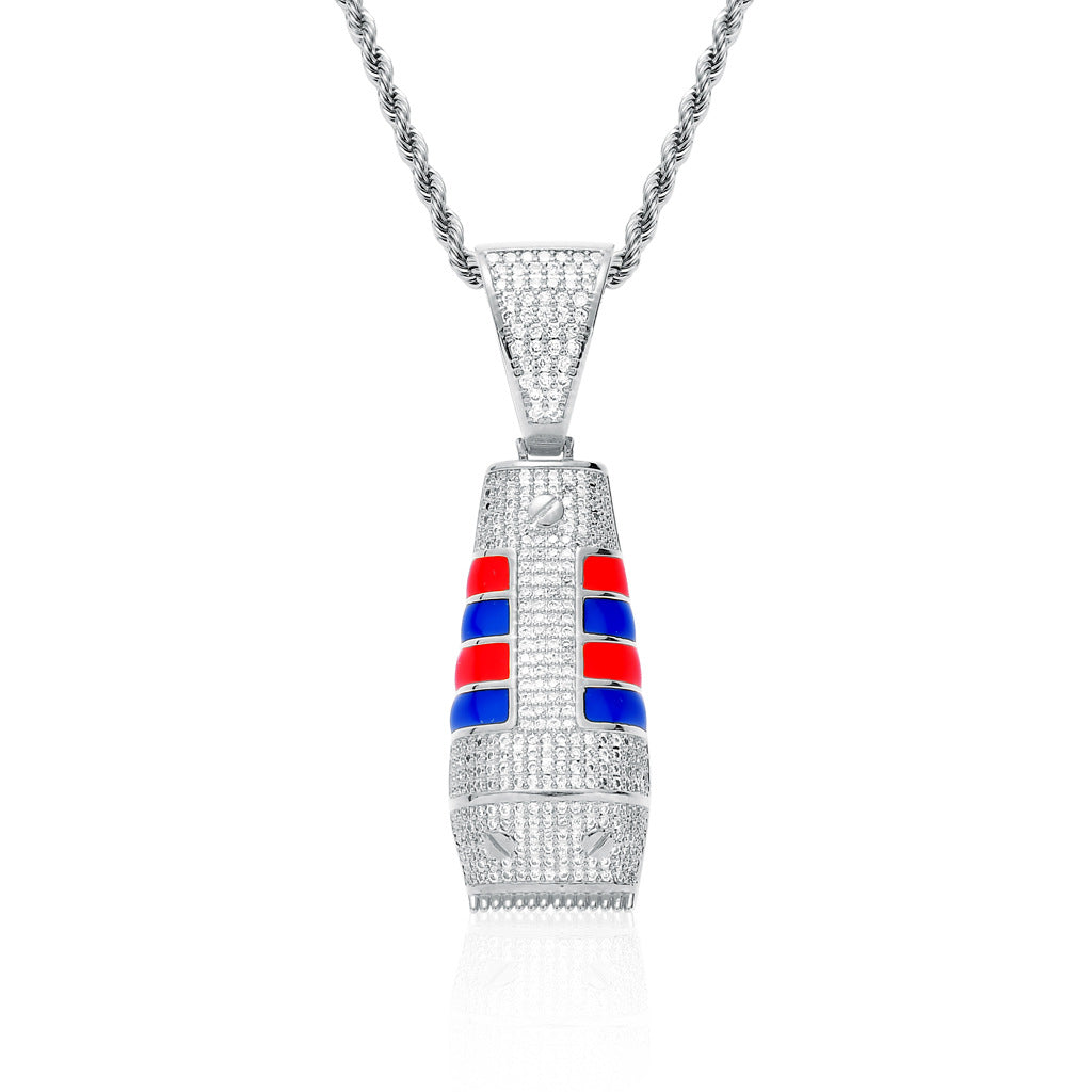 Electric Shaver Pendant Necklace