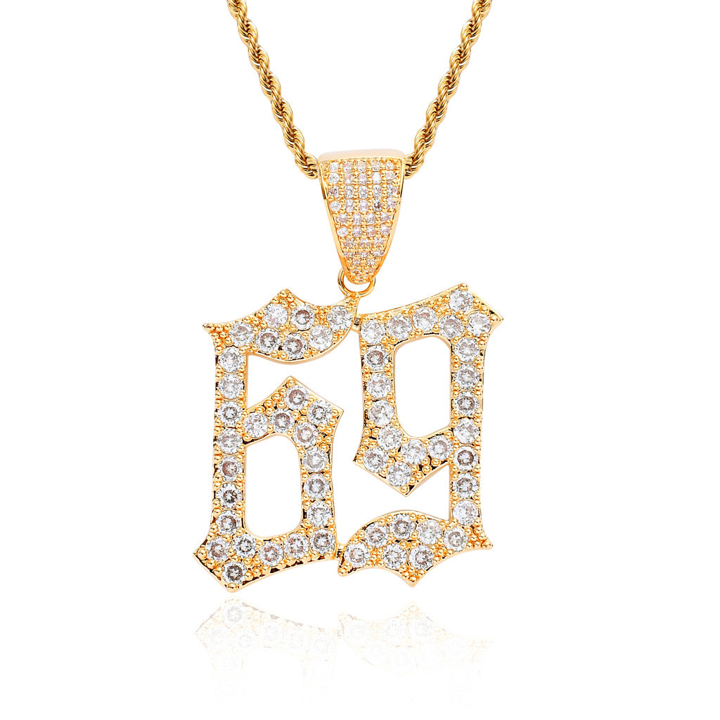 6ix9ine 69 Pendant Necklace