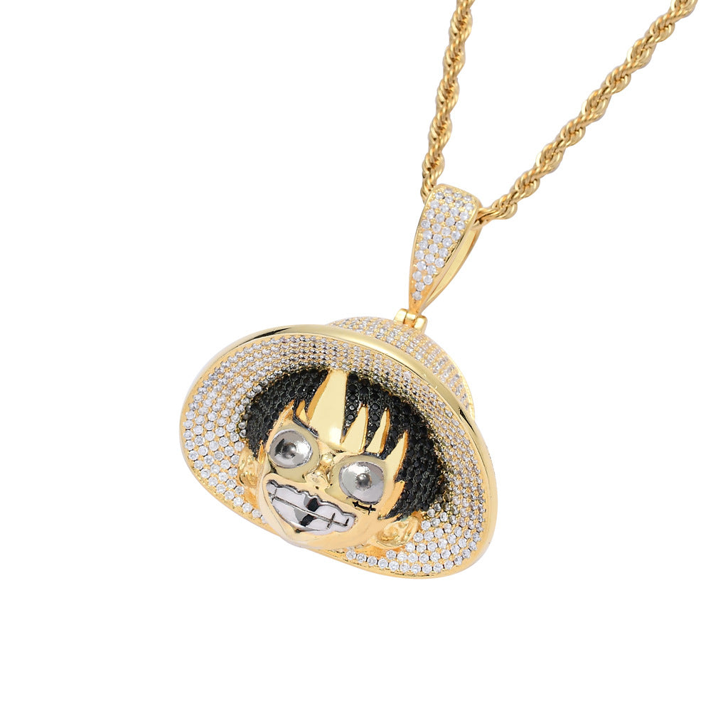 One Piece Luffy Necklace xccscss.