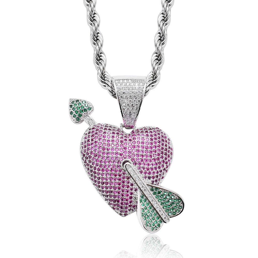 Heart With Arrow Necklace