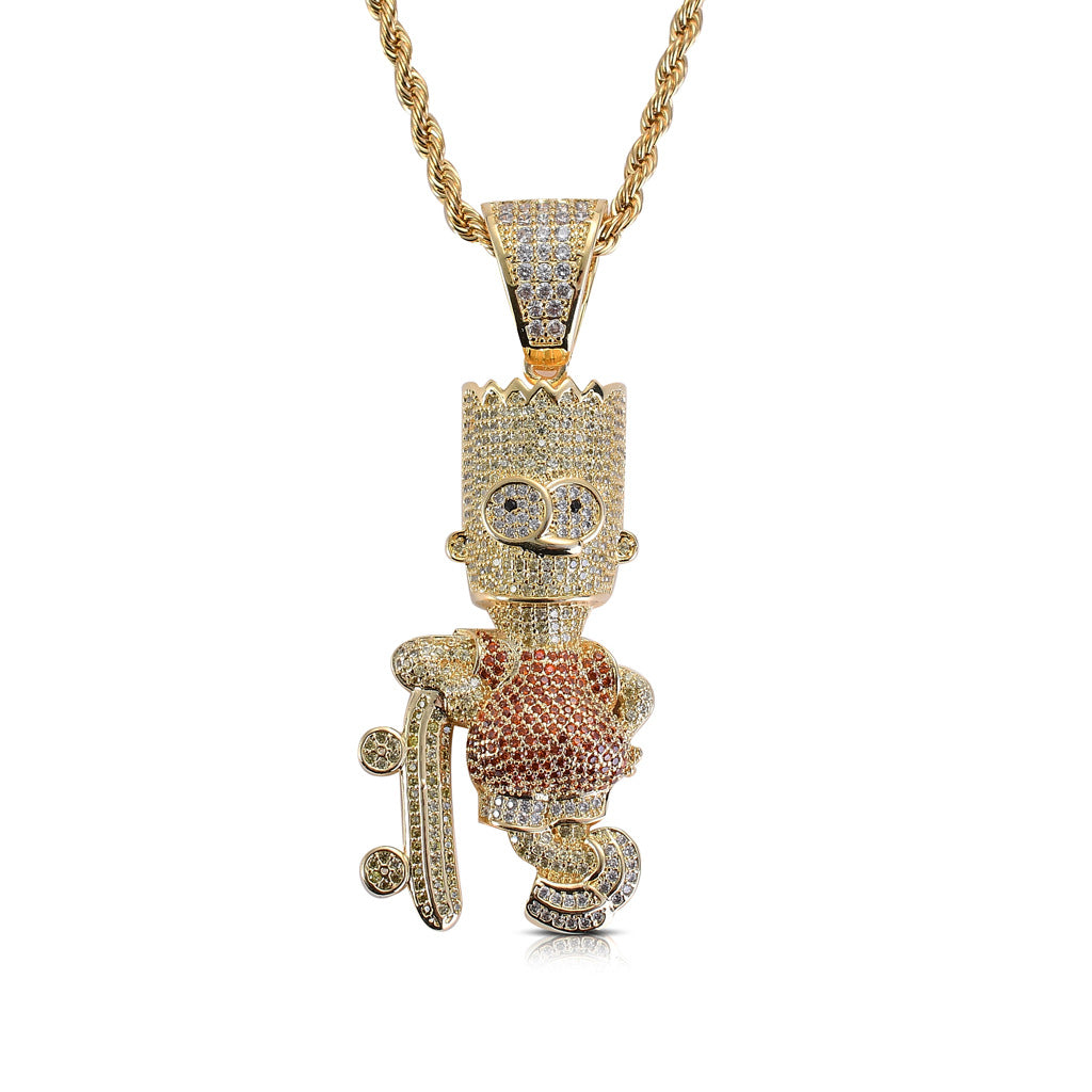 Bart Simpson Necklace xccscss.