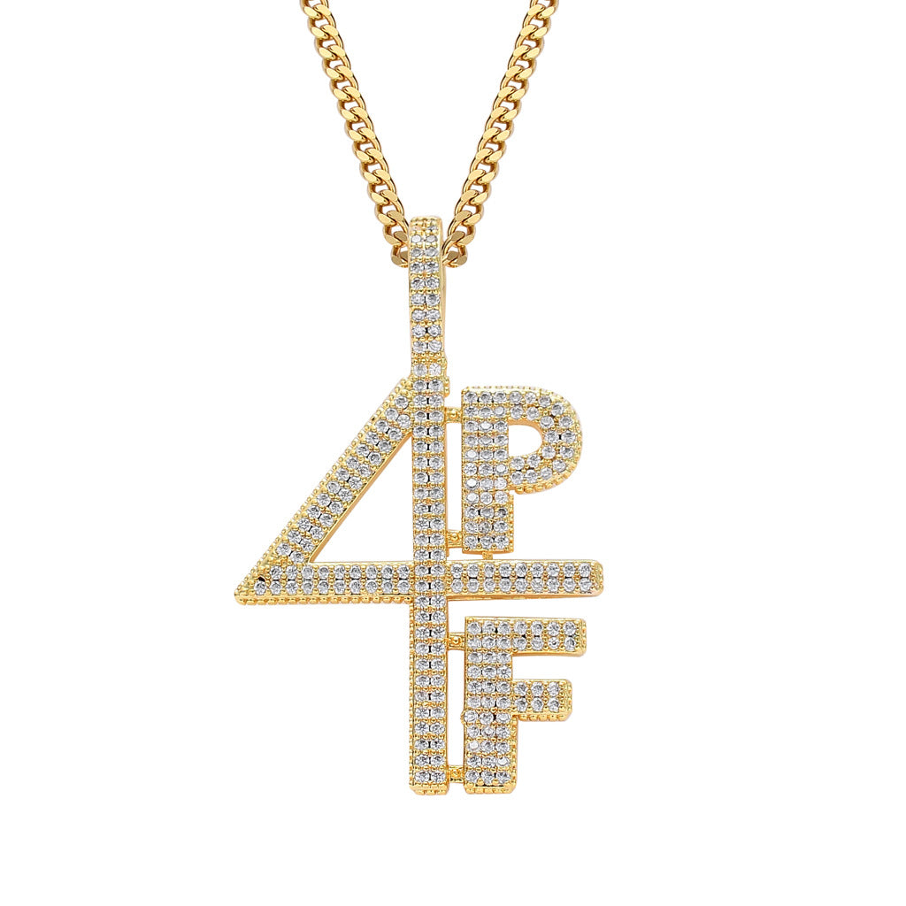 Iced Out 4PF Pendant Necklace