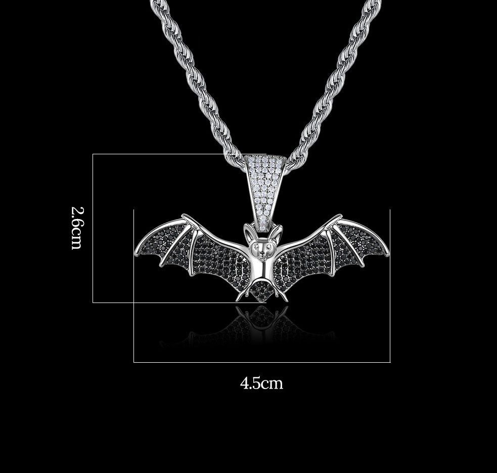 Bat Necklace xccscss.