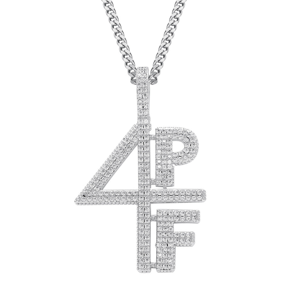 Iced Out 4PF Pendant Necklace