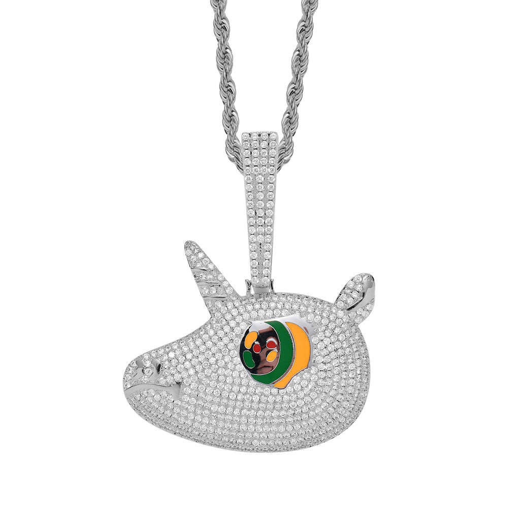 6ix9ine Unicorn Pendant Necklace