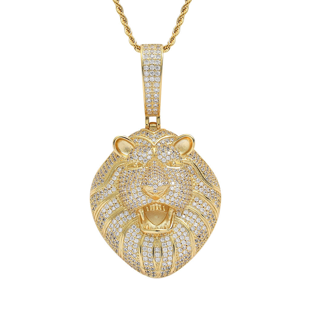 Roaring Lion Necklace xccscss.