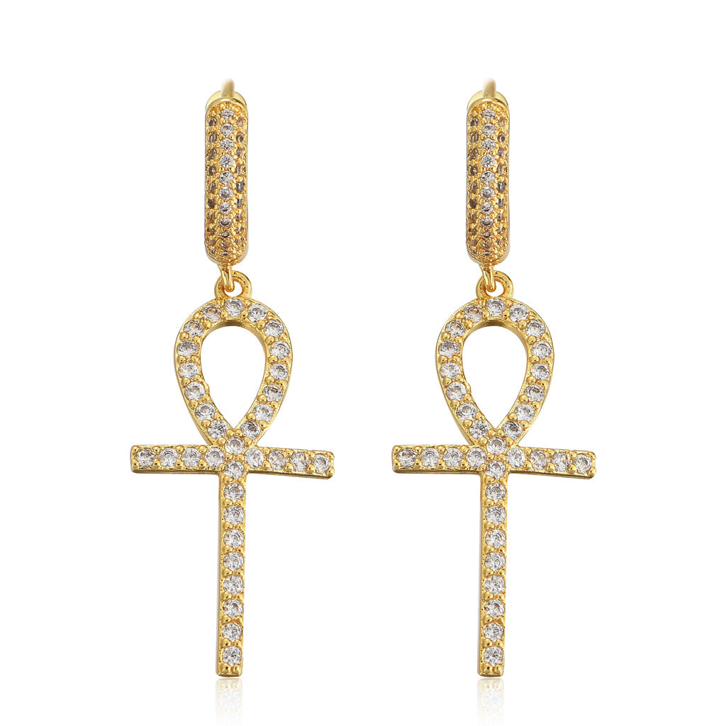 Cross Earrings xccscss.