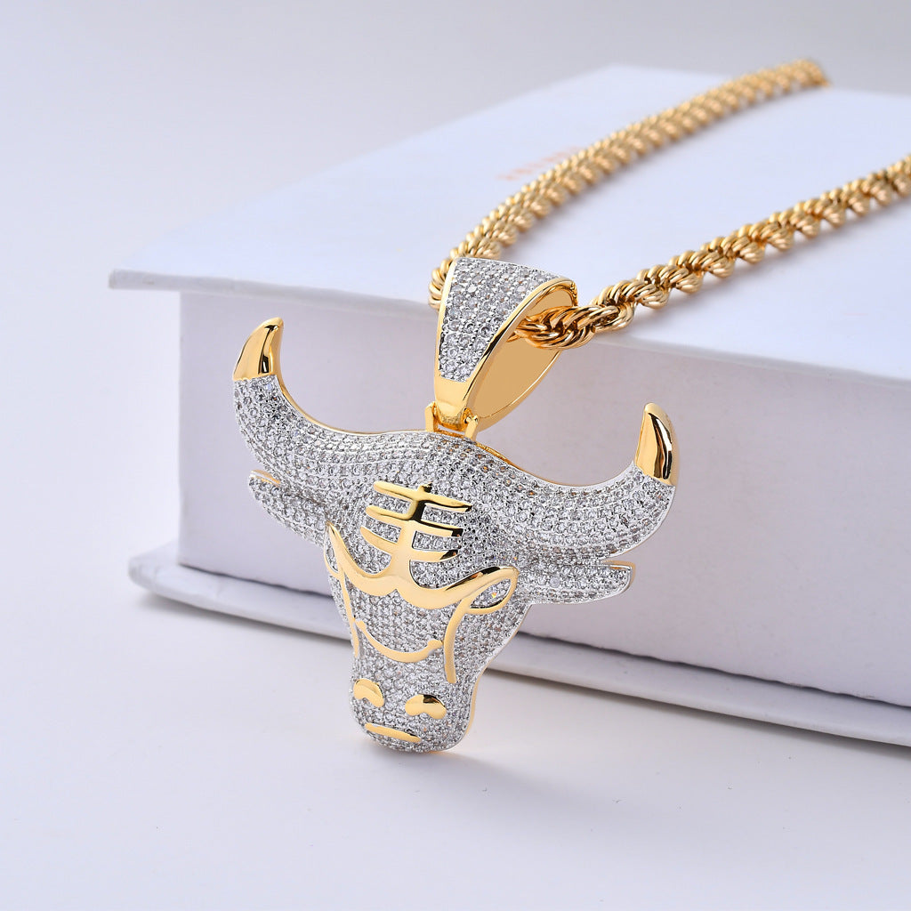 Bull Necklace xccscss.