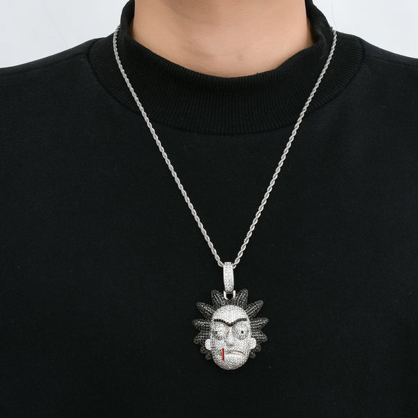 Rick and deals morty diamond pendant