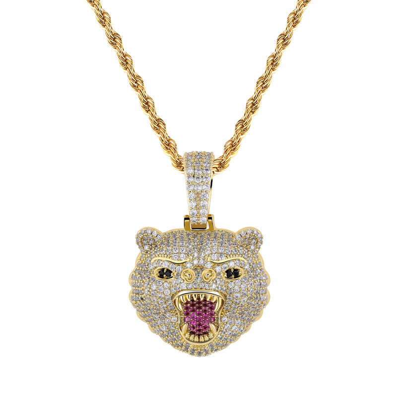 Roaring Bear Necklace