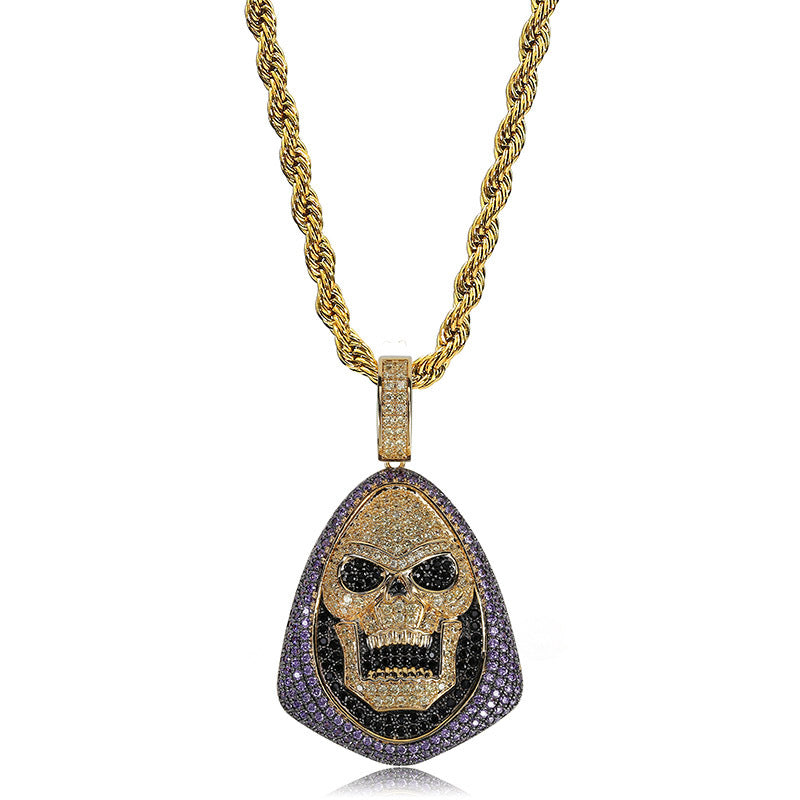 Skull Necklace xccscss.