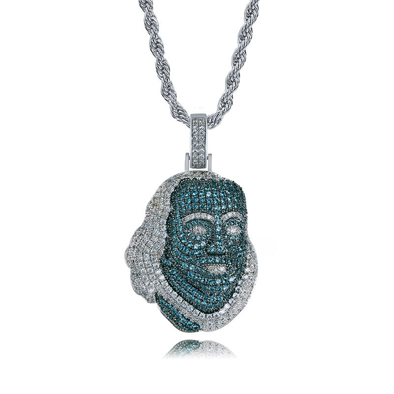 Franklin Portrait Necklace