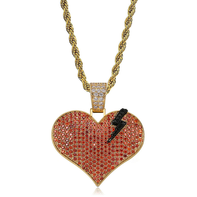 Heart with Flash Necklace