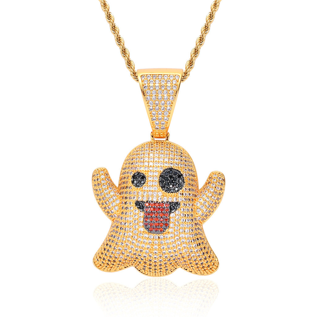 Snapchat Ghostface Chillah Pendant Necklace