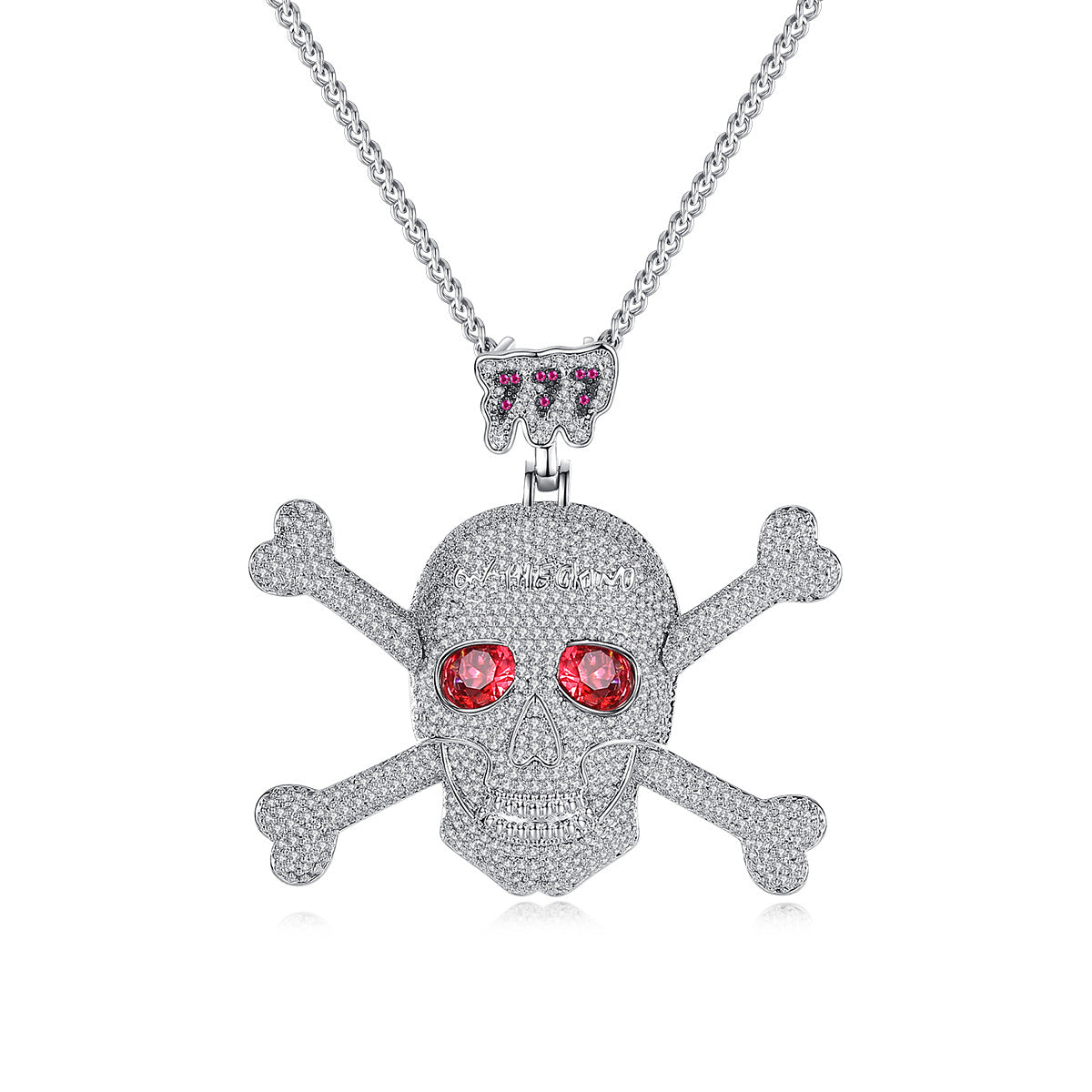 Skull and Crossbones Necklace xccscss.