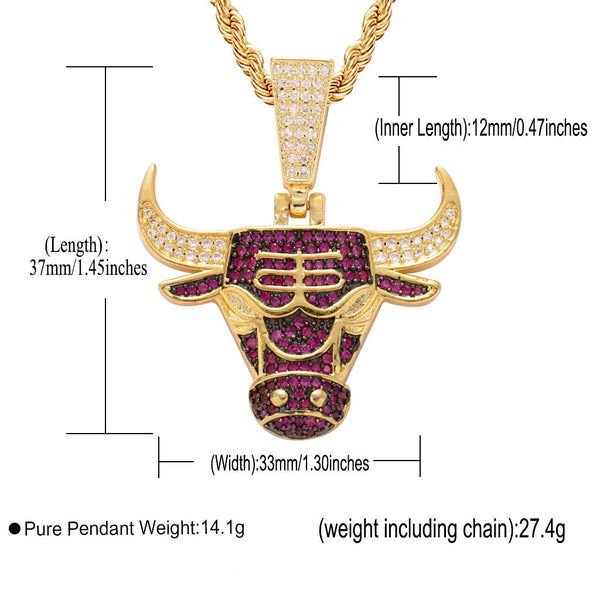 Chicago Bulls Pendant [24k]